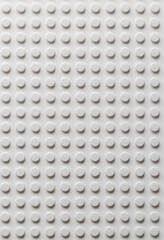 Obraz premium White LEGO Baseplate Top View Seamless Pattern
