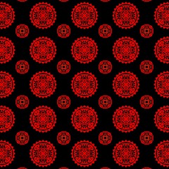 American ethnic tribal fabric design blends  red tones with contrasting to create a timeless and ethereal ethnic  with delicate floral motifs, the pattern offers an ethnic balance of tradition and mo