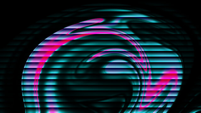 Dynamic pink and teal swirls create a modern vibrant background, perfect for technology, abstract design, and futuristic concepts, visually striking and engaging