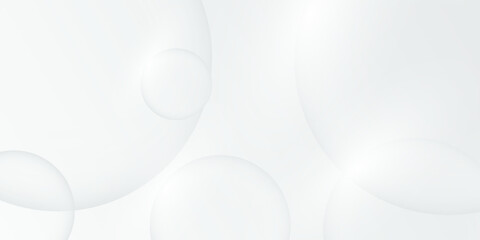 White abstract background with shapes. Vector illustration