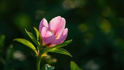 Obraz premium A stunning blossom with vibrant pink petals