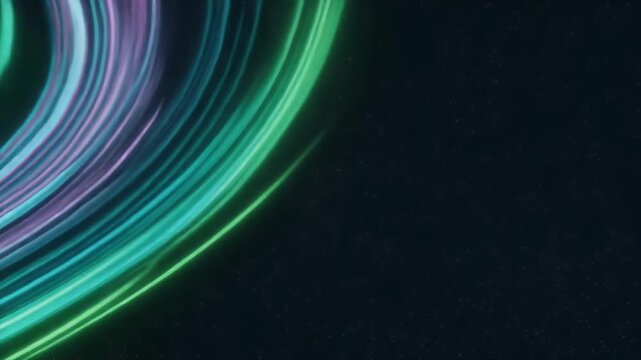 Cinematic fly-through towards a massive, swirling blue-purple galactic vortex or wormhole, creating a stunning sci-fi background