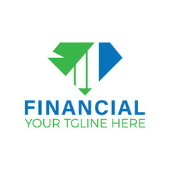 Financial Logo icon Stock Illustrations, Vectors and Clipart.