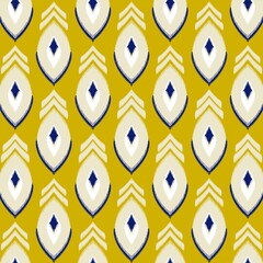 African ethnic tribes, this fabric design blends traditional tribal patterns with a contemporary aesthetic. Ethnic a refined palette of, grey, and yellow tones, the pattern ethnic cultural depth whil