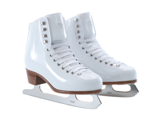 Elegant Spins and Twirls Perform on Ice Skates