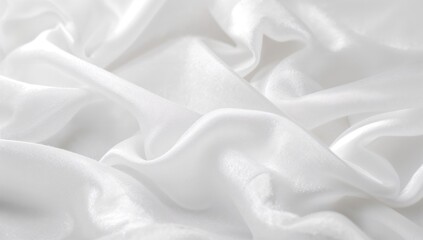 Obraz premium A Soft White Textile Backdrop, suitable for layout design