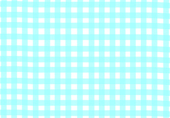 水彩　背景素材　ギンガムチェック　壁紙　水色　ライトブルー