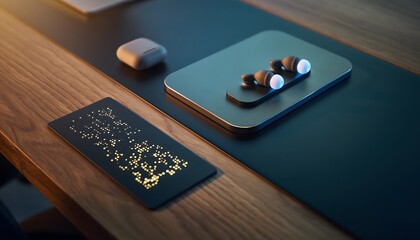 Wireless Accessories on Desk