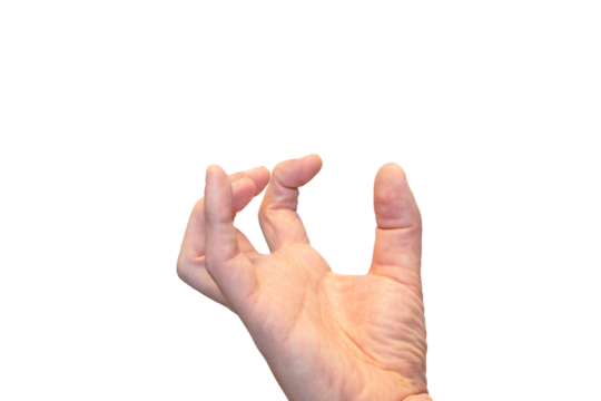 何かを掴もうと上に伸ばした手