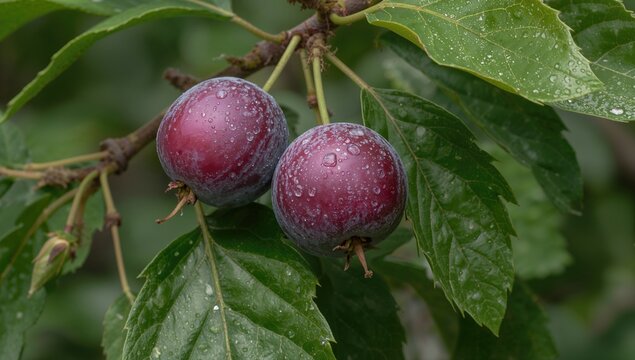 Prunus umbellata, a native plum species found in various regions of the United States, known for its seasonal growth patterns.