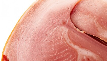Fototapeta premium Close-up of delicious sliced ham