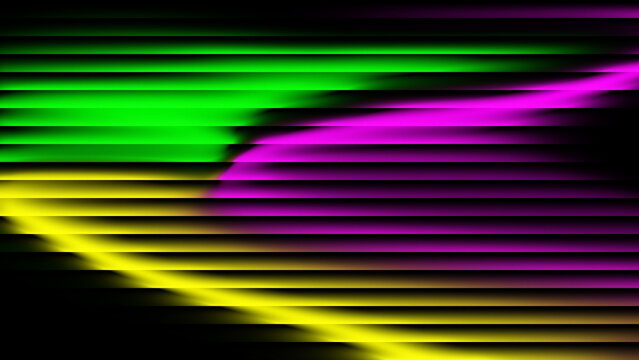 Vibrant neon light streaks creating a dynamic abstract texture, perfect for tech backgrounds and modern designs offering a bold and energetic feel
