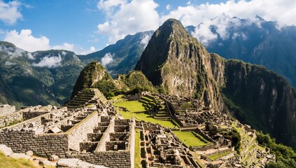 Inca architectural structures of Machu Picchu, preservation