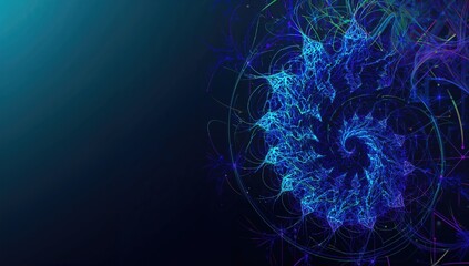 Obraz premium Colorful abstract technology background, suitable for UI backdrop