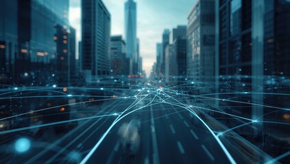 Business networking connections, enhancing professional relationships