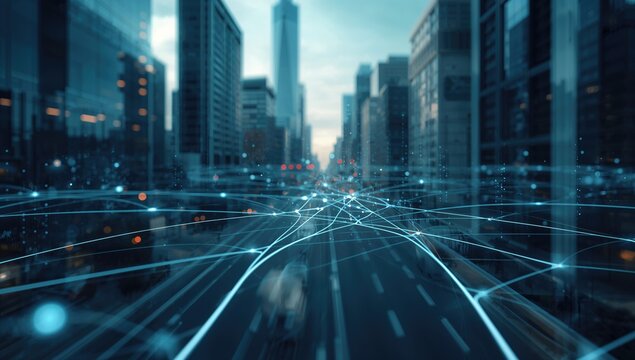 Business networking connections, enhancing professional relationships