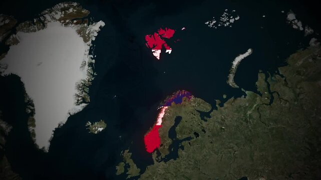 Exploring Norway and Svalbard A Satellite View of the Arctic Lands Geography Glaciers Fjords Islands Environment and