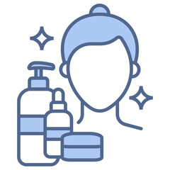 Skincare Blue Icon