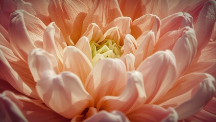 Obraz premium Close-up of numerous flower petals illuminated by sunlight, ideal for editorial header background