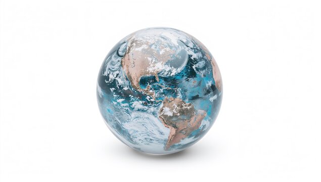 Rising inflation trends in the international market shown through the crystal globe alongside major financial organizations.