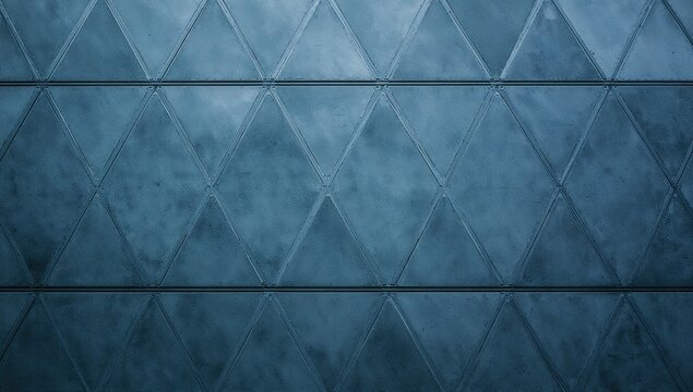 Close-up view of wall panels and metal grid structure, highlighting modern architectural design, efficiency