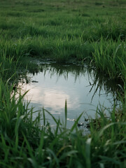 Nature Reflection in Early Light