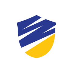 Fototapeta premium security shield logo design