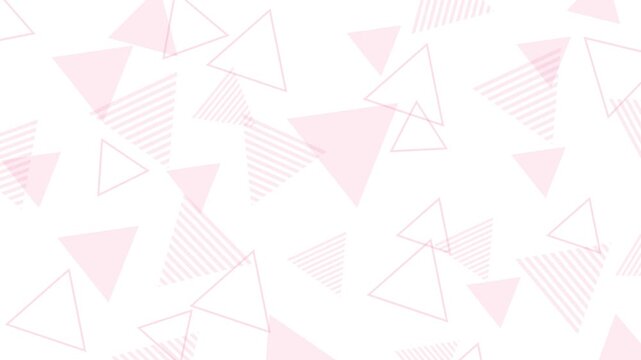 Simple and pop background pattern of triangular shapes