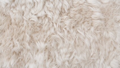 A close-up of soft white carpet resembling fluffy fur, suitable for a cozy interior setting