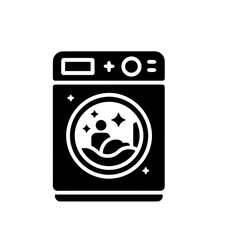 Advanced Digital Washing Machine Vector Illustration**