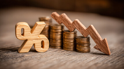 Interest rates decreasing impacting financial economy investment