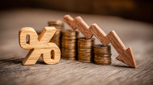 Interest rates decreasing impacting financial economy investment