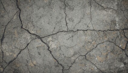 Obraz premium Closeup of weathered cliff cracks, highlighting erosion risk