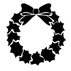 Cute Doodle Christmas Vector Clipart Set,Hand Drawn Holiday Elements
