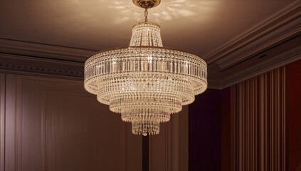 A ceiling light fixture illuminates the room, enhancing visibility and ambiance