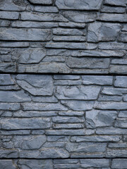 A high-resolution photograph capturing the seamless texture of a decorative stone wall. This contemporary, rugged texture is ideal for use as a modern architectural backdrop 