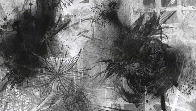 Charcoal Drawing Backdrop, ideal for artistic presentations - Powered by Adobe