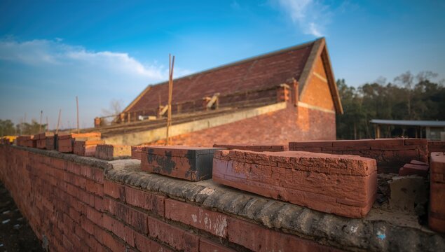 A Selection of Bricks in Bantul, Material for Construction Projects
