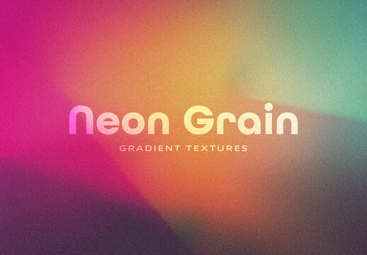 Abstract Neon Gradient Set