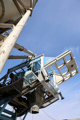 Large Scale Concrete Mixing Plant Structure: Industrial Batching and Construction Site