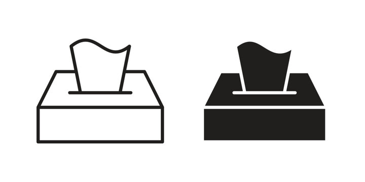 Box tissue icon for your website design, logo, app, UI. EPS10