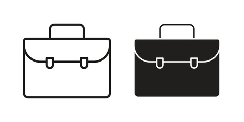 Briefcase icon for your website design, logo, app, UI. EPS10