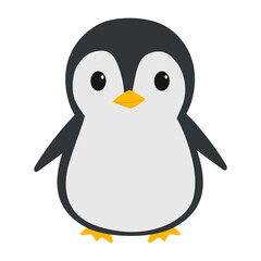 Illustration of a Cartoon Penguin