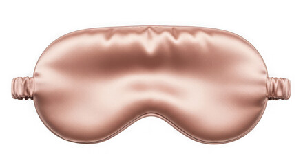 Rose gold silk sleep mask for luxurious rest and relaxation