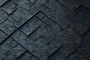 dark textured surface with overlapping geometric square and rectangular shapes creating a three-dimensional pattern