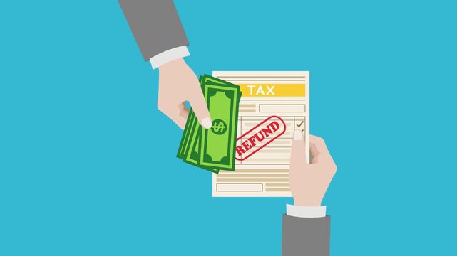 Tax refund illustration
