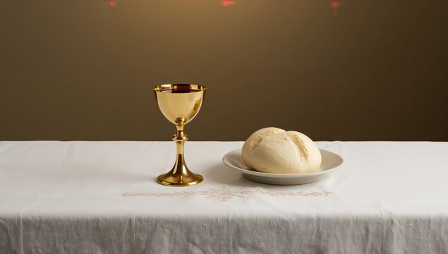 Sacred Bread and Wine for Communion