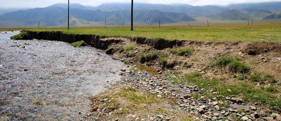 Fototapete Rund Wald Fluss StreamStream  © jeson