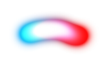 Transparent neon glowing colour gradient shape blurred cutout PNG, Abstract glowing light leaks with film grain special lens flare effect 