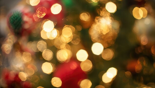 Abstract bokeh lights, creating a visually soft backdrop for text layout